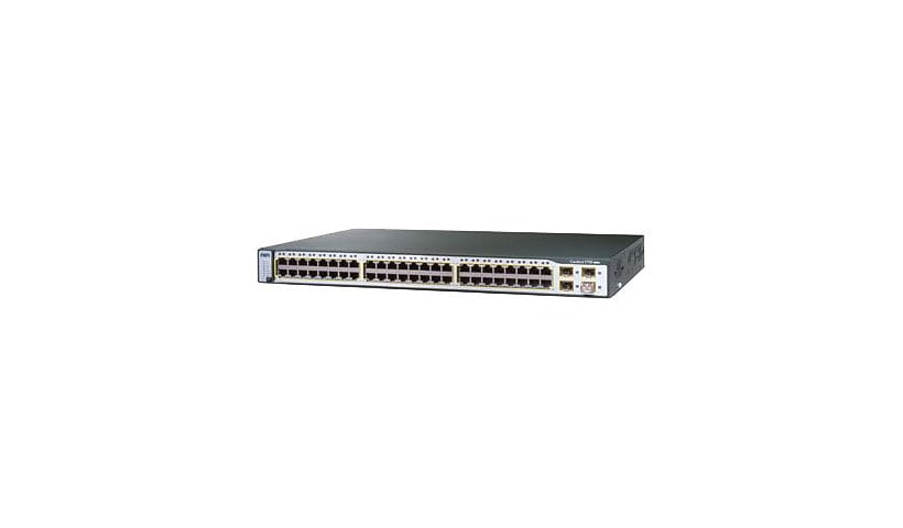 Cisco Catalyst 3750-48TS-S - switch - 48 ports - managed - rack-mountable