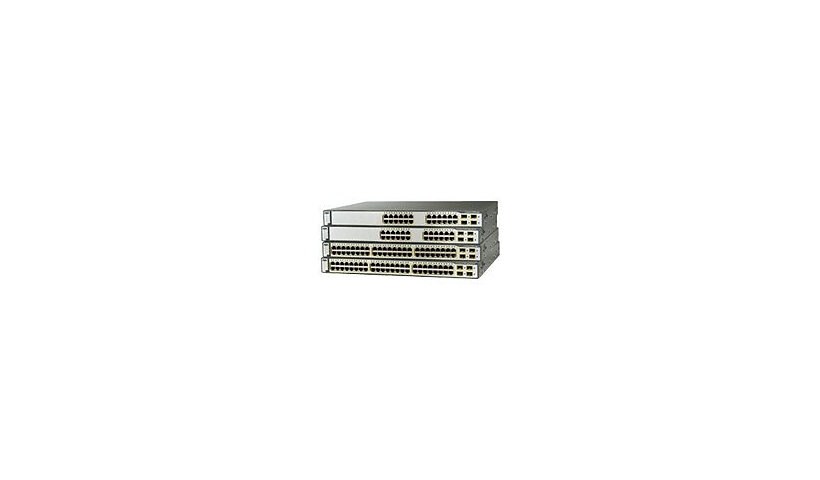 Cisco Catalyst 3750G-24PS-E - switch - 24 ports - managed - rack-mountable