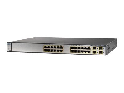 Cisco Catalyst 3750G-24PS-S - switch - 24 ports - managed - rack-mountable
