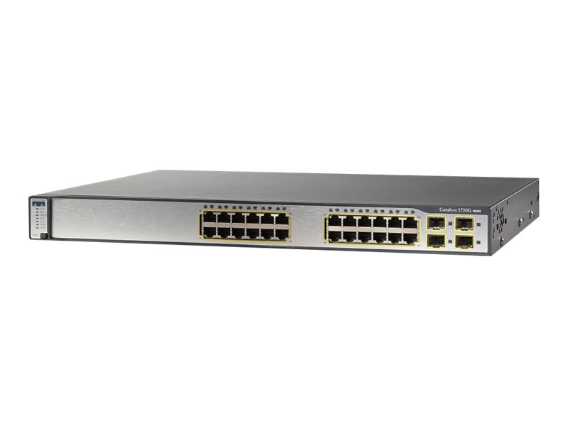Cisco Catalyst 3750G-24TS-1U - switch - 24 ports - managed - rack-mountable