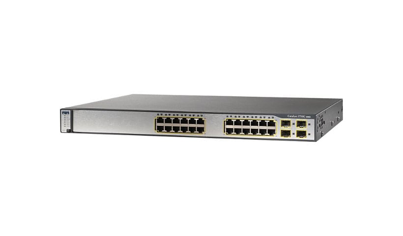 Cisco Catalyst 3750G-24TS-1U - switch - 24 ports - managed - rack-mountable