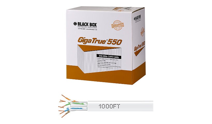 Black Box GigaTrue 550 - bulk cable - 305 m - white