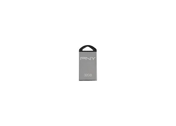 PNY Micro Metal Attaché - USB flash drive - 32 GB
