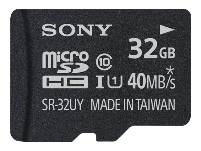 Sony SR32UYA - flash memory card - 32 GB - microSDHC UHS-I