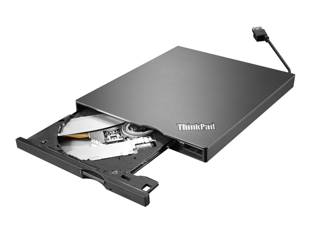 Lenovo ThinkPad UltraSlim USB DVD Burner - DVD±RW (±R DL) / DVD-RAM drive - SuperSpeed USB 3.0 - external