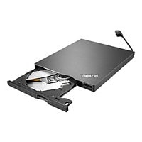 Lenovo ThinkPad UltraSlim USB DVD Burner - DVD±RW (±R DL) / DVD-RAM drive - SuperSpeed USB 3.0 - external