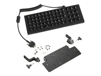Zebra keyboard - with keyboard mounting tray