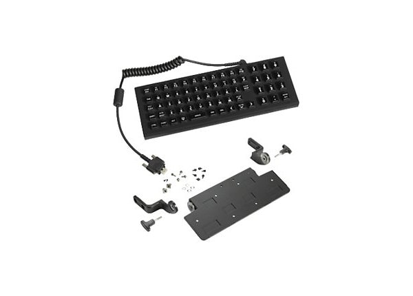 Zebra keyboard - with keyboard mounting tray