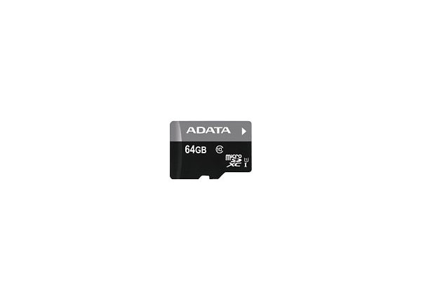 ADATA Premier - flash memory card - 64 GB - microSDXC UHS-I