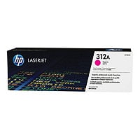 HP 312A (CF383A) Original Laser Toner Cartridge - Single Pack - Magenta - 1 Each