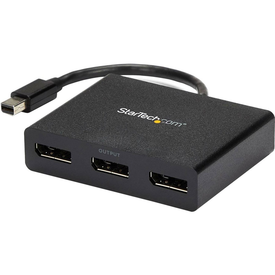 StarTech.com 3-Port Multi Monitor Adapter - Mini DisplayPort to DP MST Hub