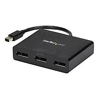 StarTech.com 3-Port Multi Monitor Adapter - Mini DP to DisplayPort MST Hub
