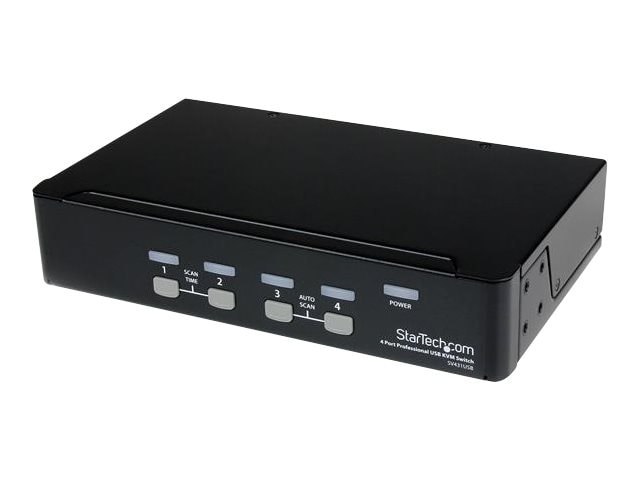 4 Port VGA KVM Switch w/USB Hub - Professional Desktop KVM SV431USB - KVM Modules - CDW.com