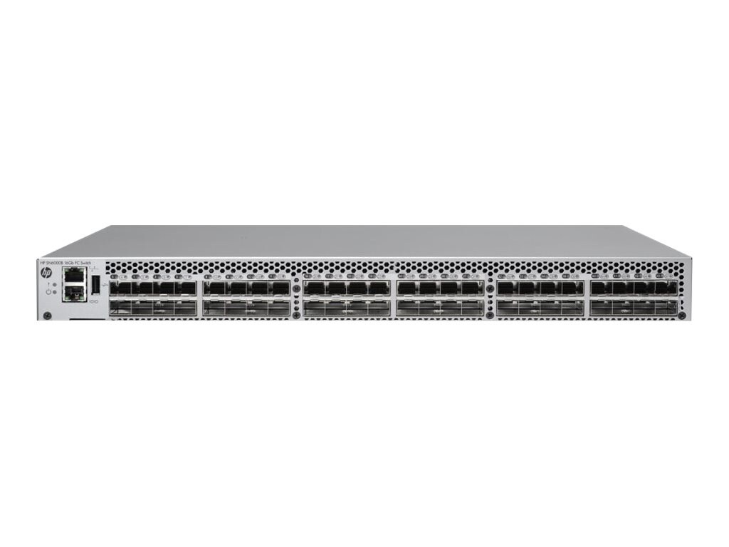 HPE SN6000B 16Gb 48-port/24-port Active Fibre Channel Switch - switch - 24 ports - managed - rack-mountable - HPE