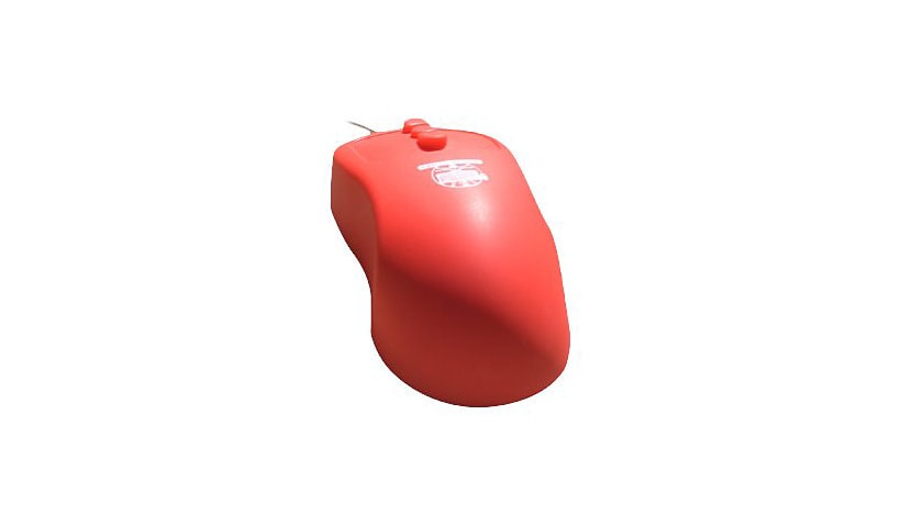 Man & Machine Petite - Medical Grade, Washable, Disinfectable - mouse - USB - red