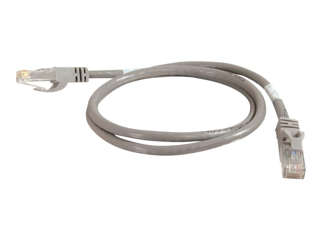 C2G 8ft Cat6 Ethernet Cable - Snagless Unshielded (UTP) - Gray - patch cabl