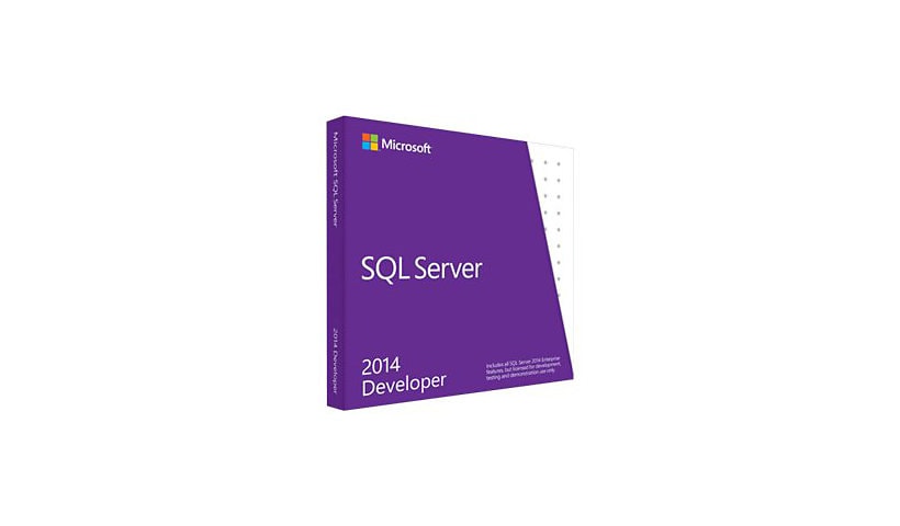 Microsoft SQL Server 2014 Developer Edition - license - 1 server