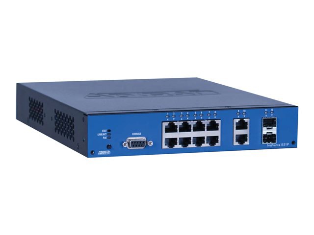 ADTRAN NetVanta 1531P - switch - 12 ports - managed
