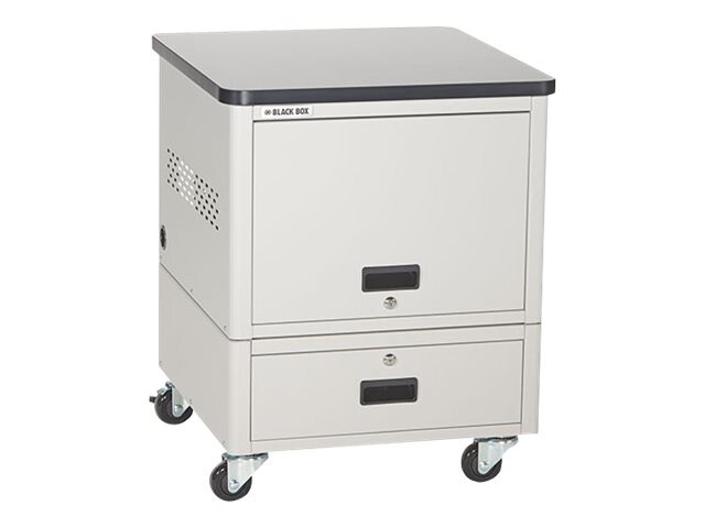 Black Box Laminate Top, Drawer and Casters - cart