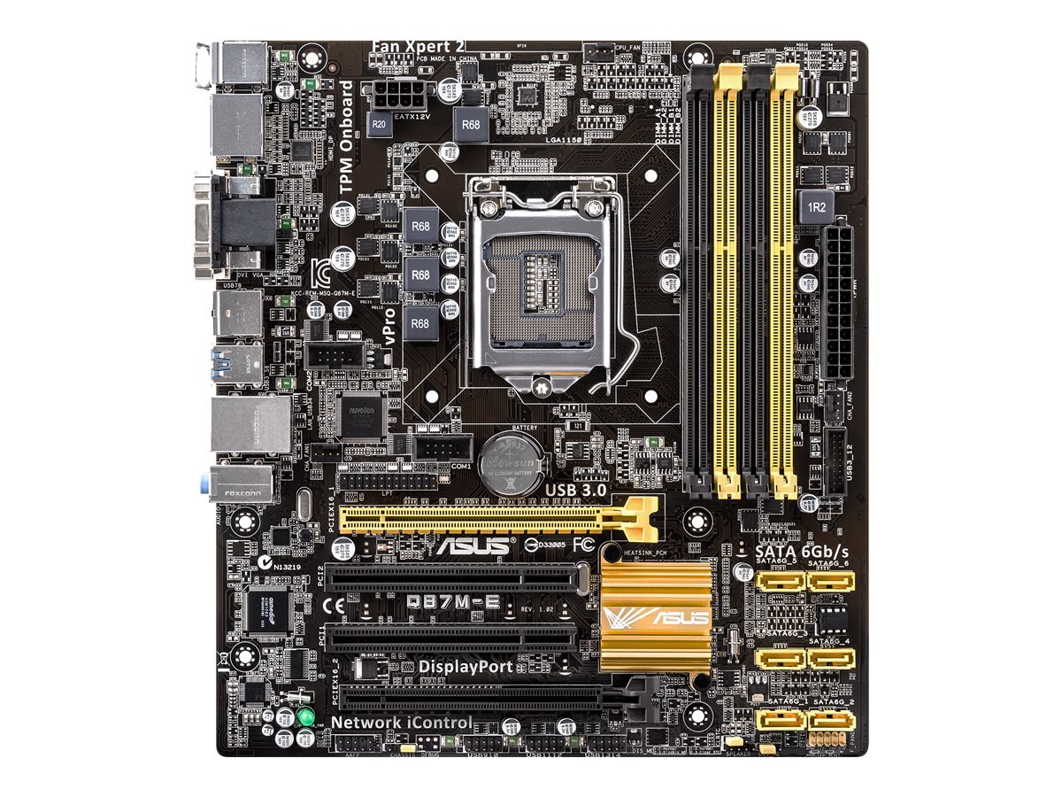 ASUS Q87M-E/CSM/SI - motherboard - micro ATX - LGA1150 Socket - Q87