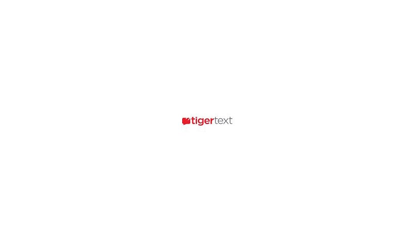 TigerText - subscription license (1 year) - 1 user