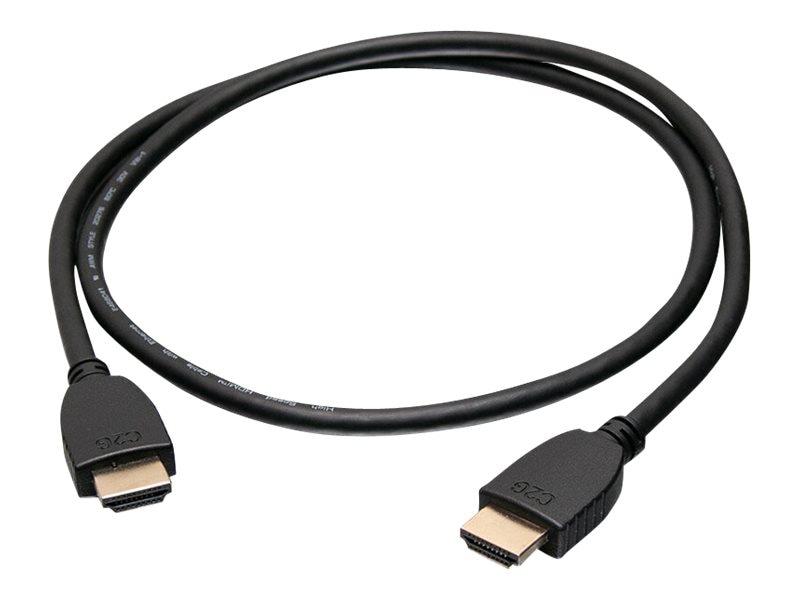 Thumbnail 2 of 4 for C2G Core Series 6ft High Speed HDMI Cable with Ethernet - 4K HDMI Cable - HDMI 2.0 - 4K 60Hz