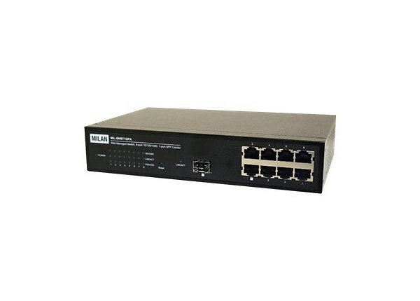 MiLAN MIL-SW8T1GPA - switch - 8 ports - managed