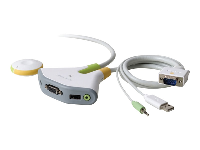 Belkin Switch2 for PC USB with Audio - KVM / audio switch - 2 ports