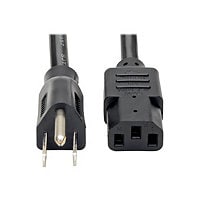Tripp Lite 12ft Computer Power Cord Cable 5-15P to C13 Heavy Duty 15A 14AWG 12' - power cable - NEMA 5-15 to power IEC