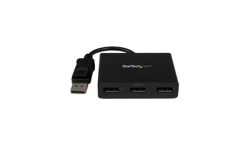 StarTech.com 3-Port Multi Monitor Adapter - DisplayPort MST Hub - Windows