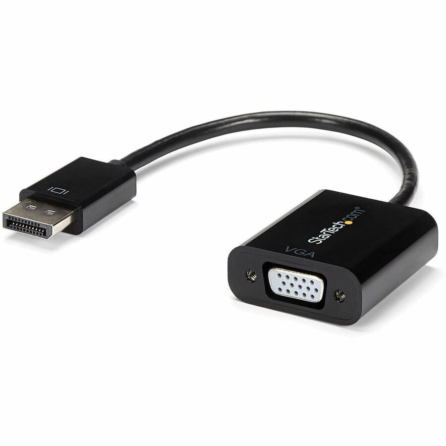 StarTech.com DisplayPort to VGA Adapter, Active DP to VGA Converter, 1080p Video, DP to VGA Adapter Dongle (Digital to