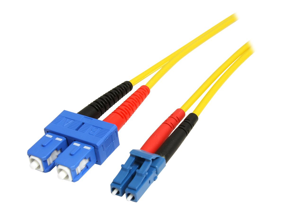 StarTech.com 10m Fiber Optic Cable - Single-Mode Duplex 9/125 LSZH - LC/SC