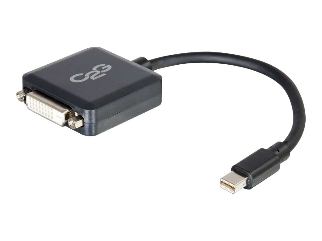 C2G Mini DisplayPort to DVI Adapter - Mini DP to Single Link DVI-D - M/F -