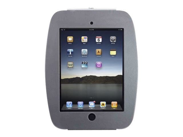 Maclocks Space - iPad 9.7" Wall Mount Enclosure - Silver - wall mount