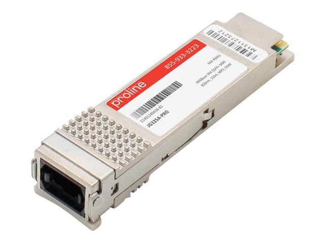 Proline HP JG325B Compatible QSFP+ TAA Compliant Transceiver - QSFP+ transceiver module - 40 Gigabit LAN