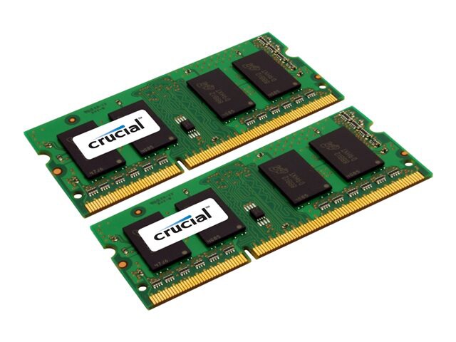 Crucial - DDR3L - kit - 8 GB: 2 x 4 GB - SO-DIMM 204-pin - 1600 MHz / PC3-1