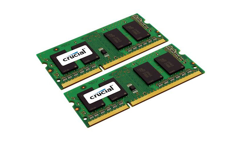 Crucial - DDR3L - kit - 8 GB: 2 x 4 GB - SO-DIMM 204-pin - 1600 MHz / PC3-1
