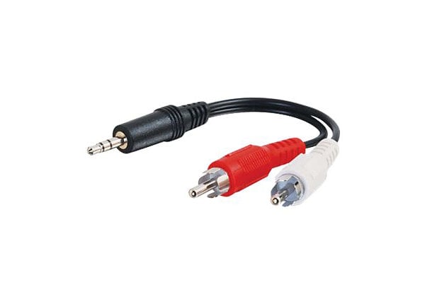 CTG 3FT 3.5MM STEREO M TO(2)RCA MALE
