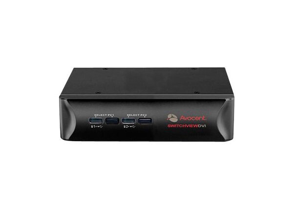 Avocent Switchview DVI - KVM / audio / USB switch - 2 ports - desktop