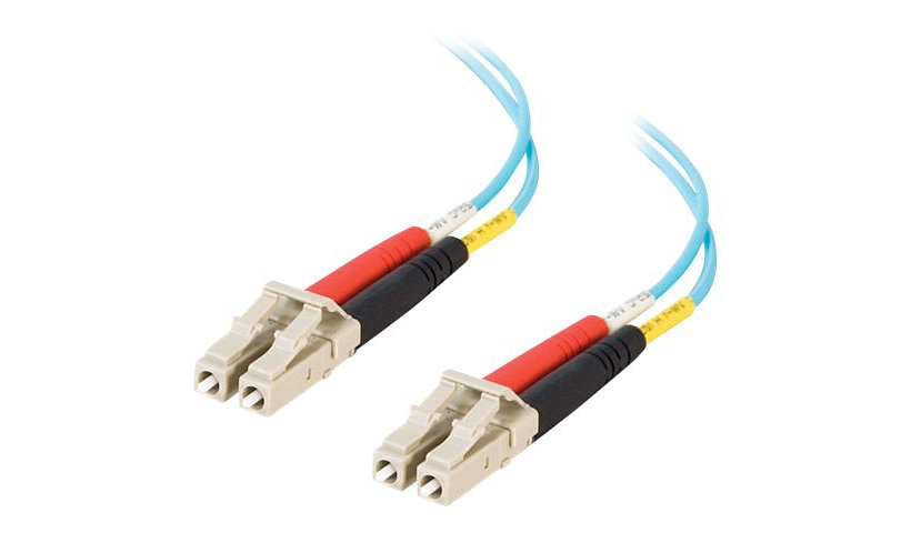 C2G 20m LC-LC 10Gb 50/125 Duplex Multimode OM3 Fiber Cable - Aqua - 66ft - network cable - 20 m - aqua