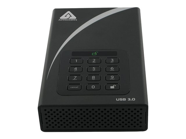 Apricorn Aegis Padlock DT ADT-3PL256-6000 - hard drive - 6 TB - USB 3.0