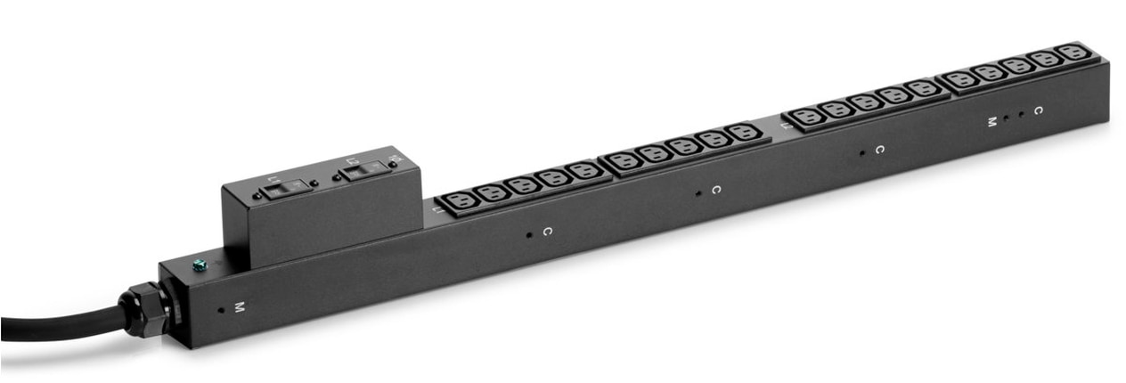 HPE Basic 4.9kVA/L6-30P 24A/208V Outlets (20) C13/Vertical NA/JP PDU