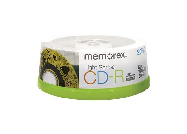 Memorex - CD-R x 20 - 700 MB - storage media
