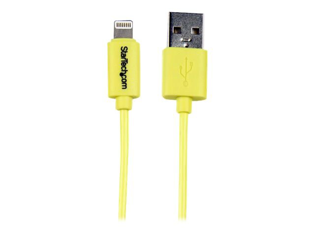 StarTech.com 1m 3ft Yellow Apple 8pin Lightning to USB Cable iPhone iPod iP