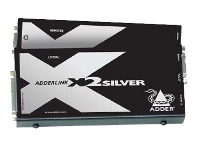 AdderLink X Series X2 Silver Dual Access - KVM / serial extender