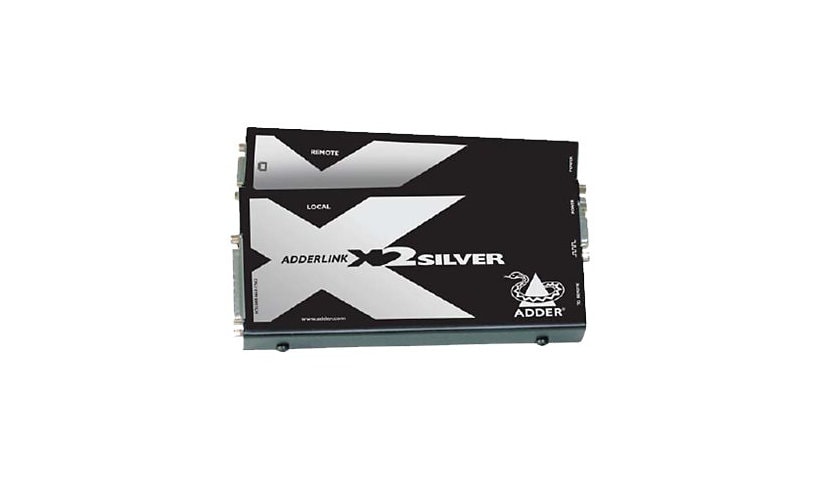 AdderLink X Series X2 Silver Dual Access - KVM / serial extender