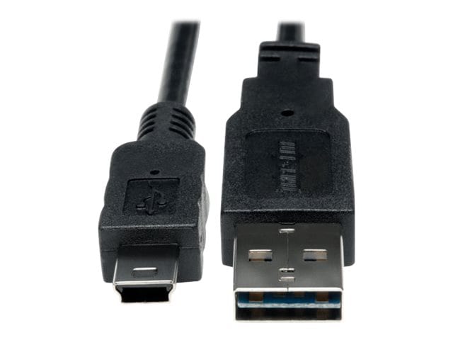 Tripp Lite 6 Inch USB 2.0 Universal Reversible Cable A to 5Pin Min-B M/M 6"