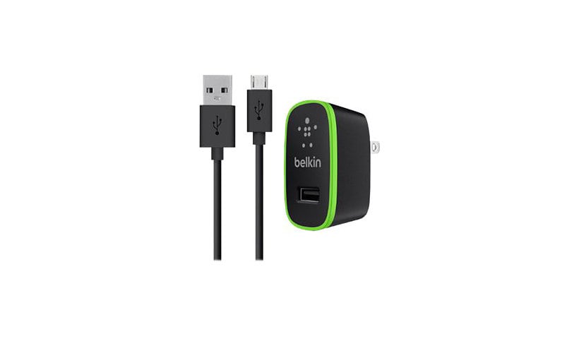 Belkin Universal Home Charger with Micro USB ChargeSync Cable adaptateur secteur