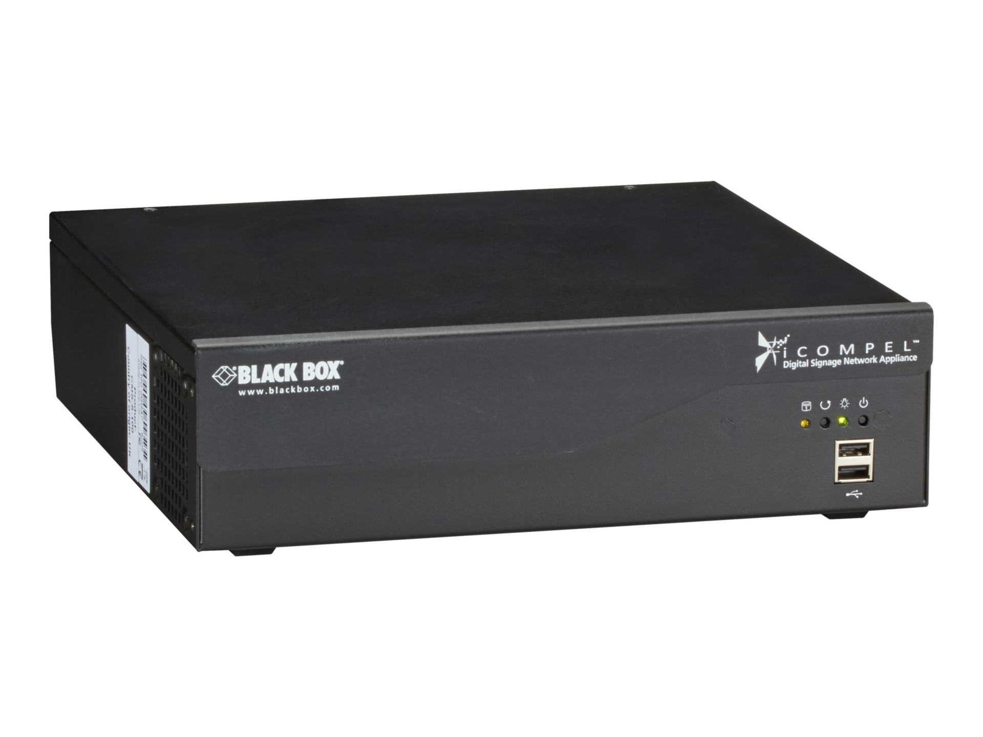 Black Box iCOMPEL Content Commander Appliance 100 Subscribers - digital signage publisher
