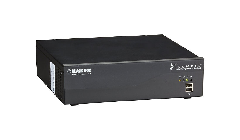 Black Box iCOMPEL Content Commander Appliance 100 Subscribers - digital signage publisher